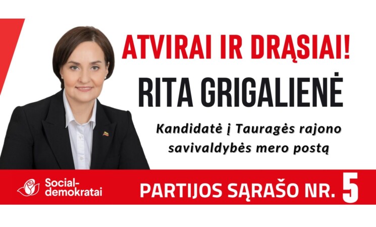 Tauragės socialdemokratų kandidatė į mero postą